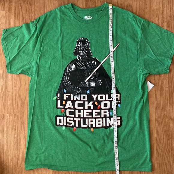 ❤️ Star Wars Darth Vader Christmas Holiday T-shirt Tee Size XL NWOT - Picture 4 of 6